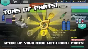 Pixel Car Racer скриншот