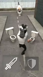 Toilet Fight: Open World скриншот