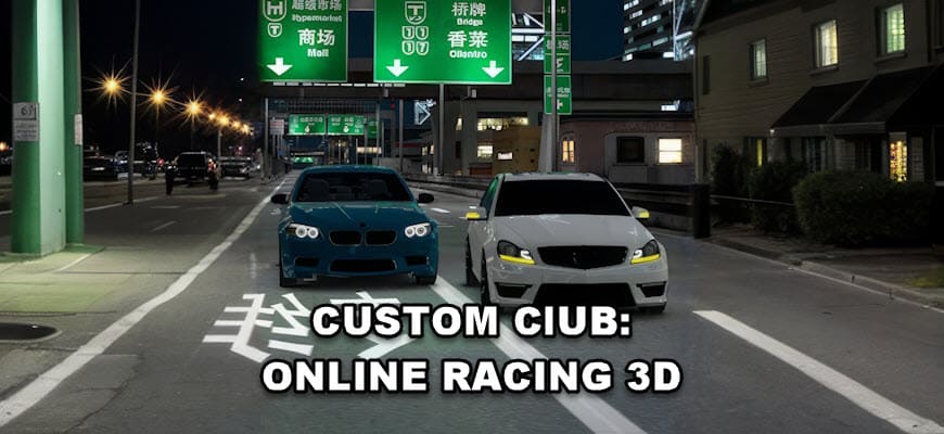 Custom Club: Online Racing 3D скриншот
